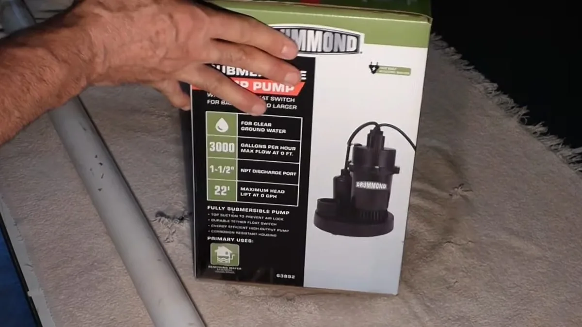 Sump pump installed ahead of monsoon-season flooding risk