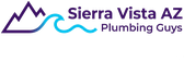 Sierra Vista AZ Plumbing Guys logo in the site footer, Home page